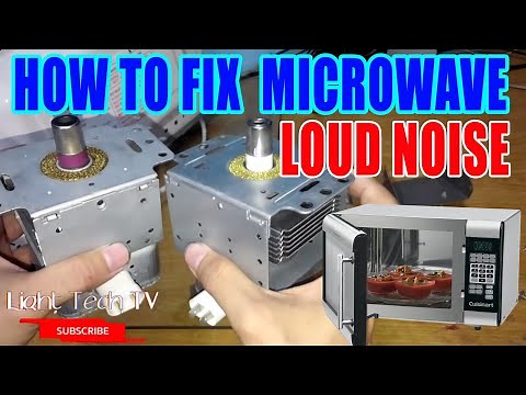 HOW TO FIX MICROWAVE NOT HEATING, ONLY LOUD NOISE