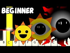 Mr Sun in 29 Phases (Sprunki) - Piano Tutorial - Videos For Kids