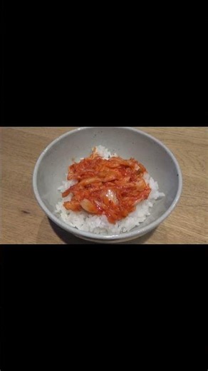 父の自由飯｜旨辛贅沢キムチご飯をかき込む | Spicy Kimchi Rice