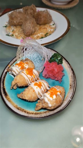Deep Fried Prawn Dumplings With Mayonnaise Dim Sum