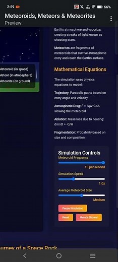 Meteoroids to Meteorites: Space Rock Journey Explained | Astronomy Visualization