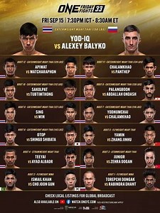 ONE Friday Fights 33: Yod-IQ vs. Balyko (2023) - Movie