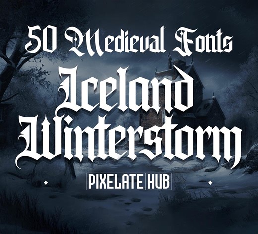 Medieval Gothic Font Bundle | Old English & Blackletter Fonts | Fantasy Knight Style TTF OTF - Etsy