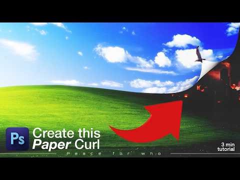 Create Realistic Page Curl Effects | Photoshop tutorial
