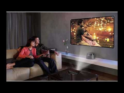 This Portable Mini Projector Turns Any Wall Into a Home Theater