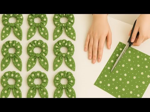 Floral Fabric Scrunchies Tutorial 🌸 | Easy Sewing Project for Beginners