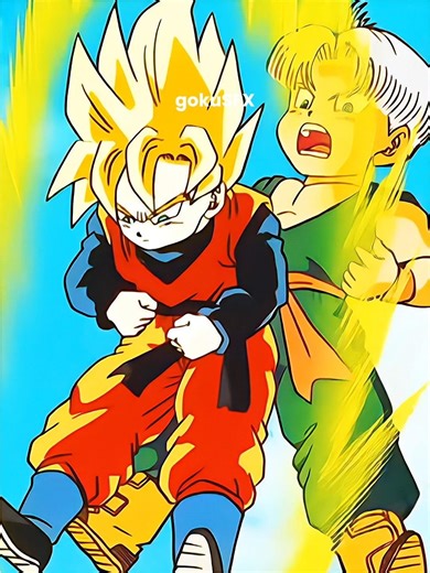 Goten Goes Super Saiyan in Front of Goku🔥 #shorts #viral #trending #goku #vegeta #amv #anime