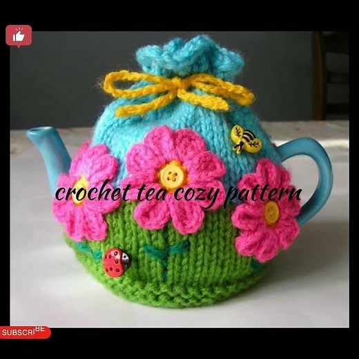 crochet tea cozy pattern ☺🤓tea cozy design ||stylish cozy