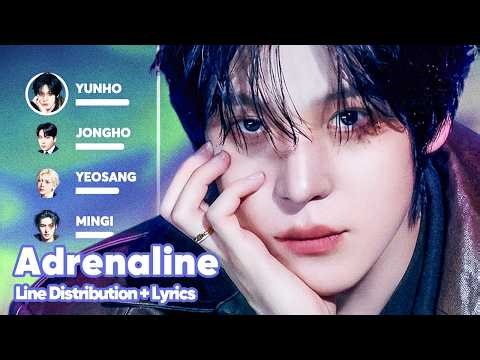 ATEEZ - Adrenaline (Line Distribution + Lyrics Karaoke) PATREON REQUESTED
