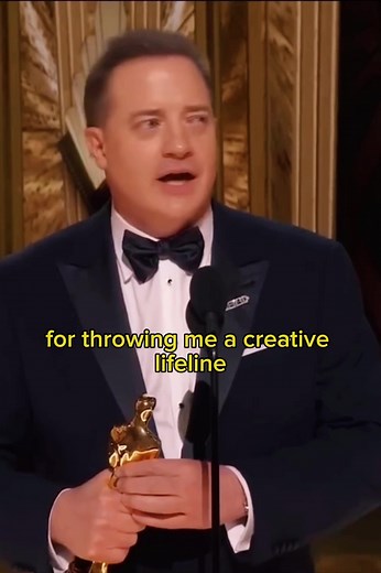 Brendan Fraser wins an Oscar for Best Actor in 2023 #brendanfraser #oscars #speech #bestactor #thewhale