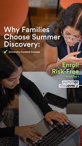 University-curated courses. Real certificates. 24/7 care. 300 hands-on courses. Here’s why thousands of families trust Summer Discovery. | Summer Discovery