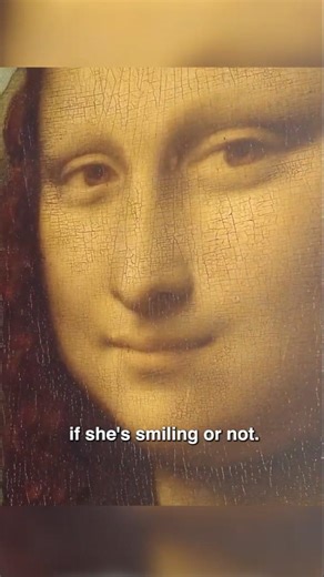 The Mystery Behind Mona Lisa’s Smile 🎨🙂 #shorts