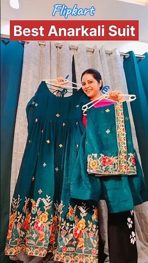 Beautiful Anarkali Kurta Set👗💕 flipkart Anarkali kurta set Haul |#shotrs#anarkalikurtiset#flipkart