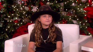 Champ Jaxon is a talented 11-year-old singer, guitar player, and bar regular. | Ellen DeGeneres