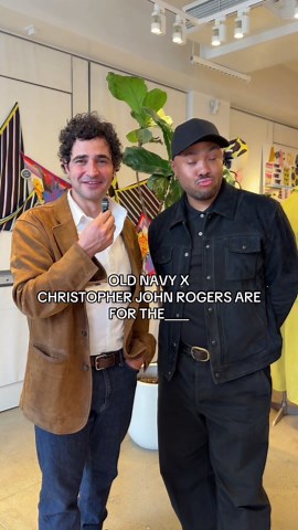 Just in time for spring, the Old Navy x Christopher John Rogers collab is out now