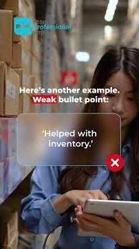 How to Turn Weak Bullet Points into Strong, Impactful Ones