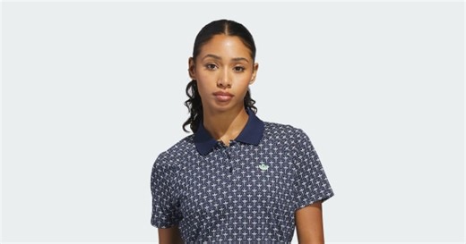 adidas Originals All Over Trefoil Polo Shirt - Blue | Free Shipping with adiClub