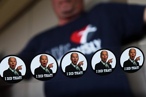 Joe Biden Gas Price Stickers Haven’t Aged Well