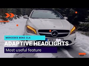 Testing the Adaptive Headlights in a Mercedes Benz CLA