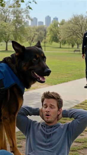 This K9 Officer Doesn't Miss #police #k9 #impressive