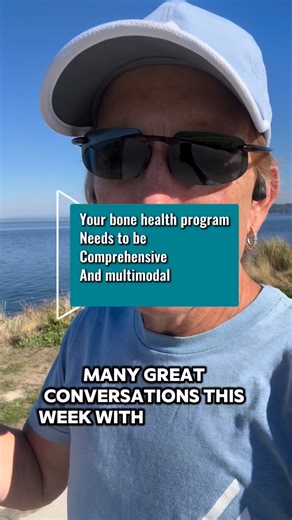 Stop 🛑 being hyper focused on just one component. It’s not just about your supplements, and it’s not just about impact. Your program needs to hit all the notes. It’s not all about that base. 🔊 Learn the components of a comprehensive bone health program to support your medical management with your physician. “Journey to fracture-proof” is my workshop that provides the education for how you can take control of your osteoporosis diagnosis and transform fear into evidence based action steps. 👉🏻S