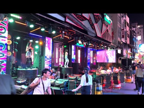 【ベトナム/ホーチミン】夜のブイビエン通り散歩動画(1/2) 4K動画 2023年2月