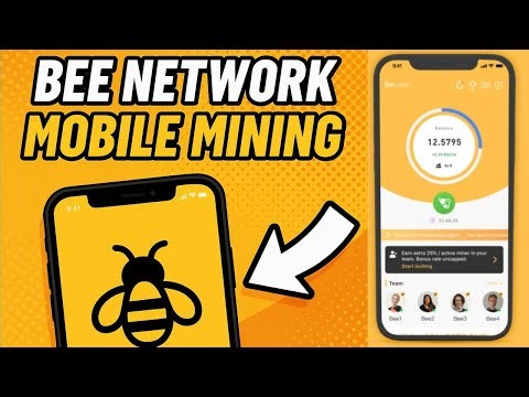 Bee Network Mobile Mining🔥 How To Mine Crypto Free | Free Crypto Mining App | Bee Coin