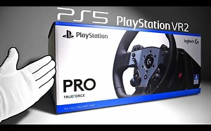 【讲究哥】开箱1350美元的PS5罗技G Pro直驱TRUEFORCE力反馈赛车方向盘 + PSVR2《GT赛车7》体验 | 作者：TheRelaxingEnd