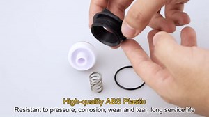 PVB Repair Kit Fit for 800M4 1/2"" & 3/4"" Pressure Vacuum Breakers Backflow Repair Kit Replace 0887726 with O-Ring & Spring, Black