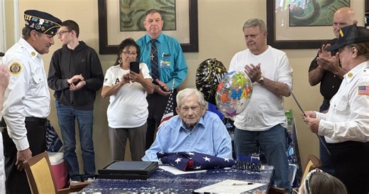 James Hise celebrates 100th birthday