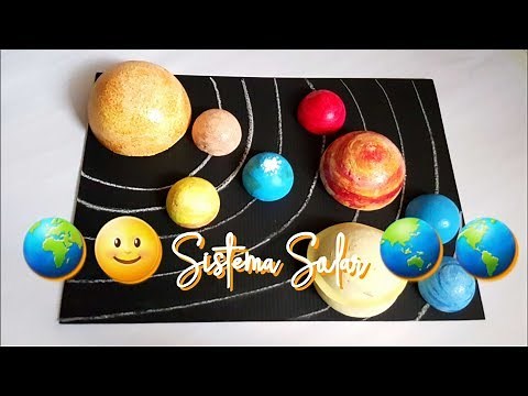 Tutorial de SISTEMA SOLAR super FACIL | proyecto estudiantil | Regreso a clases