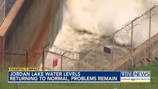 Jordan Lake water levels returning to normal, problems remain