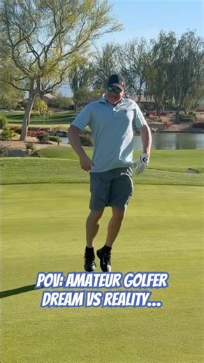 POV: Amateur Golfer Dream Vs Reality…. #golf #mengotdrive #dream #reality