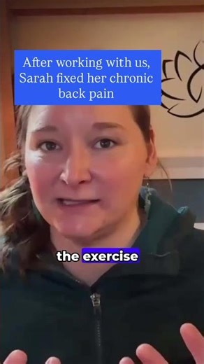 Sarah fixed her chronic back pain with Yoga Therapy