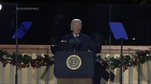 Biden at tree lighting expresses holiday wish for US to seek the 'light of liberty and love'