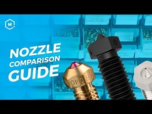 3D Printing Nozzle Comparison // 3D Printing Accessory