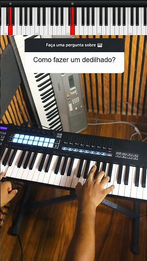 COMO FAZER UM LINDO DEDILHADO FACIL #piano
