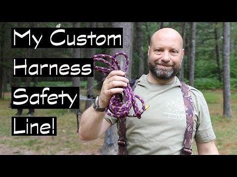 My Custom Harness Safety Line For Tree Stand Hunting