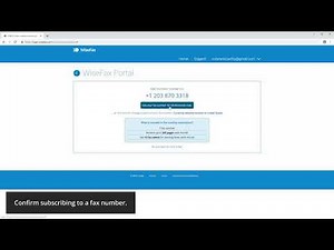 How to get a fax number?