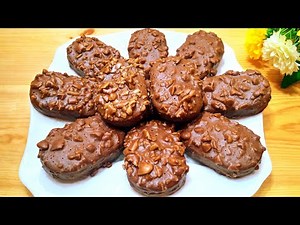 New recipe for New Year's chocolate shortbread cookies, cookies that melt in your mouth, delicious 😋