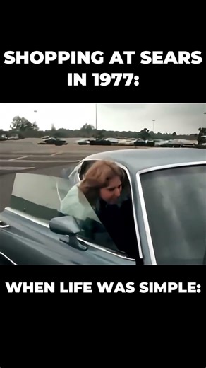 Shopping at sears in 1977 #throwback #nostalgia