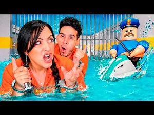 ESCAPING from BARRY'S UNDERWATER PRISON in Roblox 🌊🚔 Sandra Cires Play