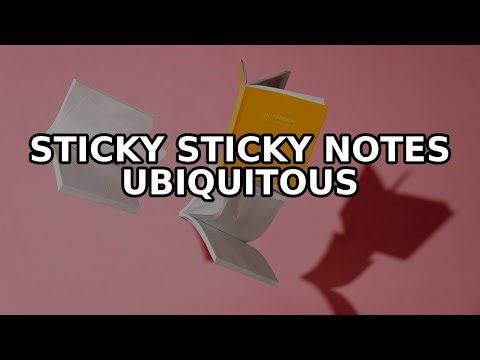 Sticky notes have been a ubiquitous office supply for decades,