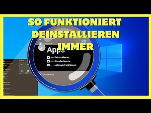 Apps von Windows deinstallieren | Programm deinstallieren geht nicht (Jede APP möglich)