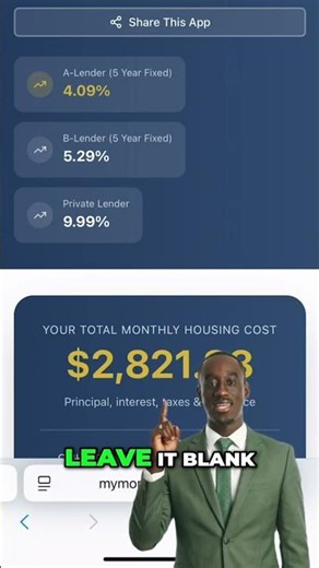 Unlock Your Dream Home: Mortgage Calculator App Secrets Revealed! #shorts