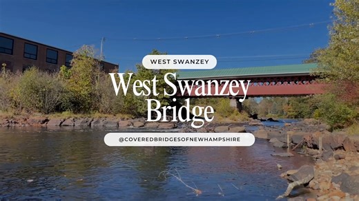 Welcome back to the New Hampshire covered bridge series. This is State of New Hampshire Covered Bridge Number 5, the West Swanzey Bridge, also known as the Thompson Bridge. It sits right in the center of the village and is another of Swanzey’s four historic covered bridges. #cbnh #kimvarneychandler #newhampshirecoveredbridges #nhcoveredbridge #nhcoveredbridges #coveredbridgesnewhampshire #coveredbridgesnh #coveredbridges #coveredbridgesofnewhampshire #historicpreservationnh #historicpreservation