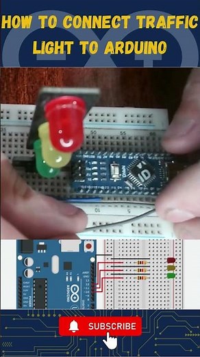 How to connect the traffic light Module to Arduino. #arduino #arduinotutorial