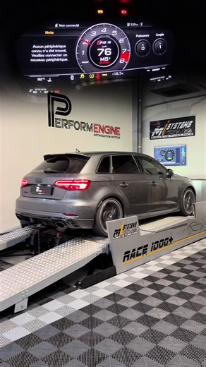 🚗 Audi RS3 8V2 2.5 TFSI DAZA 400ch 📉 Stock : 400ch - 480Nm 📈 Stage 1 : 461ch - 621Nm 📈 Gains : 61ch 141Nm ⚙️ Stage 2 TCU DQ500 MQB 🔧 Nos services : Vente & installation de pièces performance Reprogrammation moteur & boîte automatique Passage au banc de puissance 🛒 shop.performengine.be 👉 Un projet performance ? Contactez-nous Pour plus d’informations : 📩 info@performengine.be 📲 065/70.02.26 📍Rue du Grand Courant 4A/4, 7033 Cuesmes 🌍 Zoning de Cuesmes, Belgique