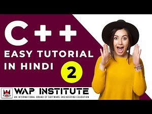 Ch-2 take input from user in c++ hindi | cout and cin | what is using namespace std in c++ hindi