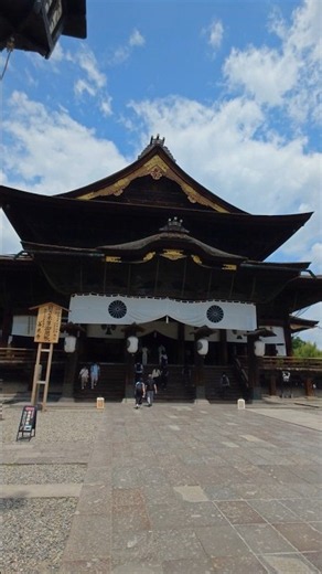 夏の【善光寺】🙏＃長野県＃長野市＃善光寺＃お寺＃仏教＃無宗派＃盆休み＃お戒壇巡り＃Short